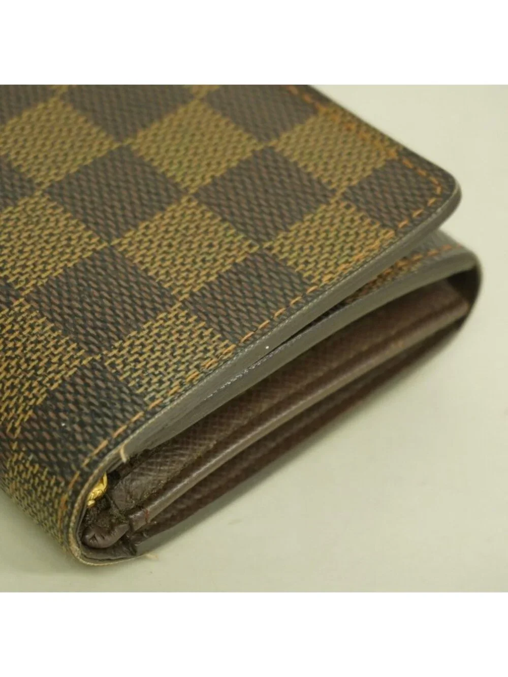 Louis Vuitton Wallet Damier Portefeuille Tresor Ebene